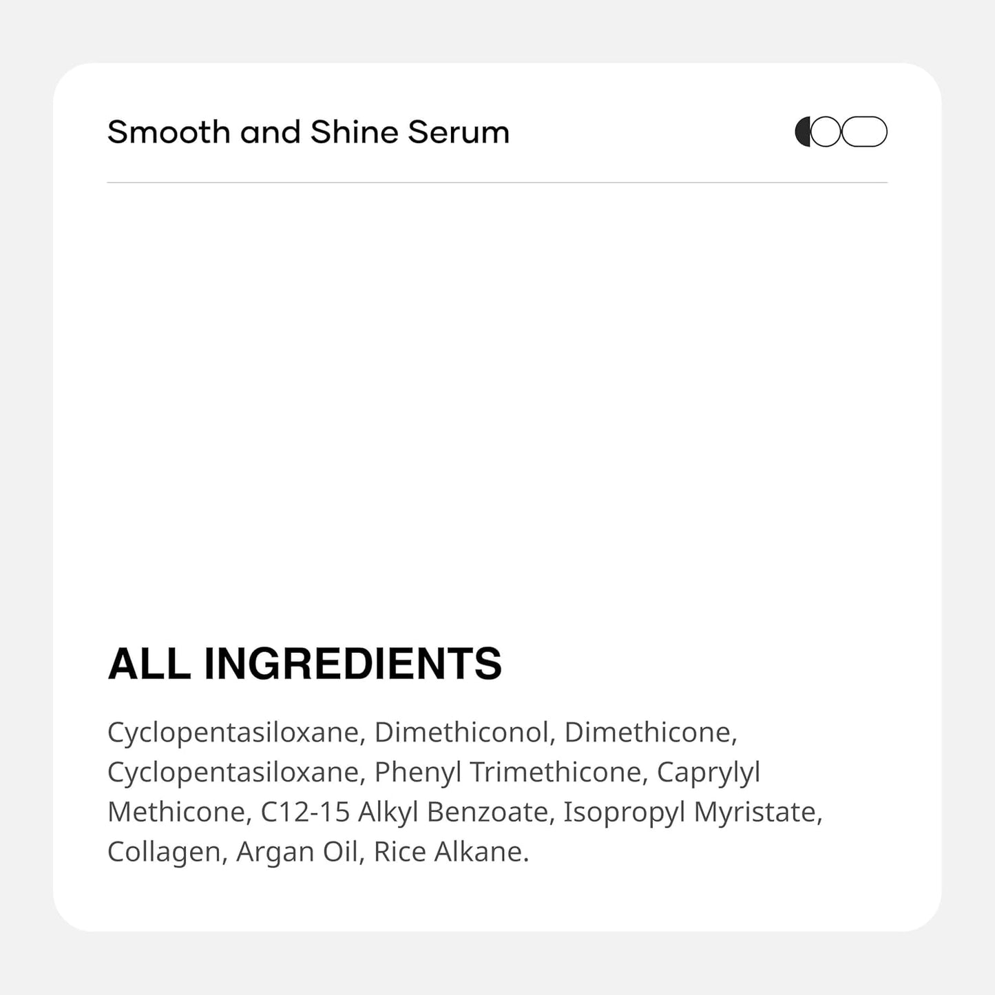 Cureskin Smooth and Shine Hair Serum for Dry Frizzy Hair Women and Men | Helps Reducing Hair Breakage, Frizz and Detangels for Strong, Protected and Shiny Hair