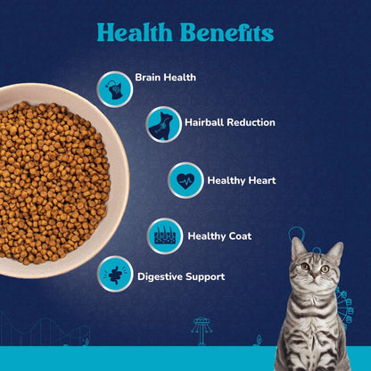 Carniwel Ocean Fish & Antarctic Krill Adult Dry Cat Food 400 gm | Fresh & Natural Ingredients | Highly Palatable | Supports Healthy Skin & Glossy Coat | Premium Nutrition for Cats