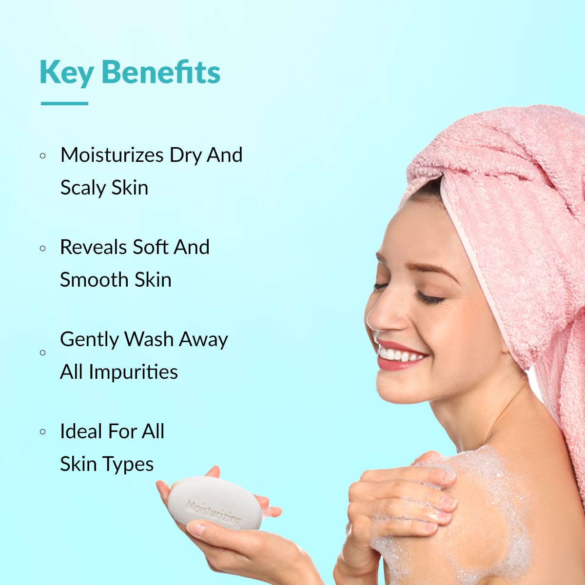 Fixderma Moisturizing Bar Soap for Dry and Rough skin | Hypoallergenic | Atopic Dermatitis Bar | Safe for All Skin Types | Provides Soft & Supple Skin- 100g