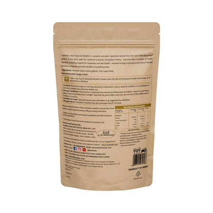 Neuherbs Mulethi Powder - 100g | Yashtimadhu Licorice/Glycyrrhiza Glabra Powder For Glowing & Healthy Skin | Herbal Supplement To Boost Immunity | 100% Pure & Natural No Added Preservatives
