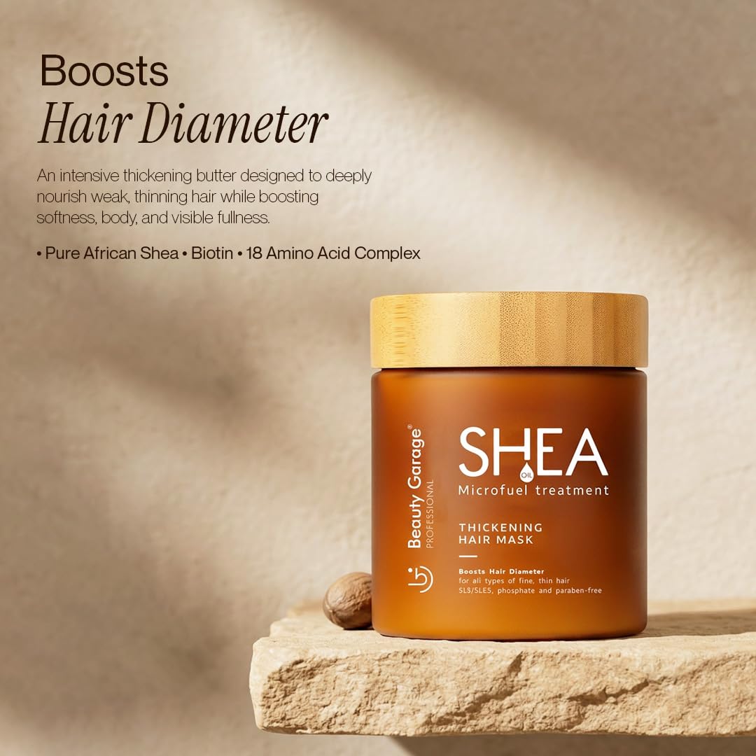 Beauty Garage Shea Microfuel Thickening Butter Hair Mask 250ml