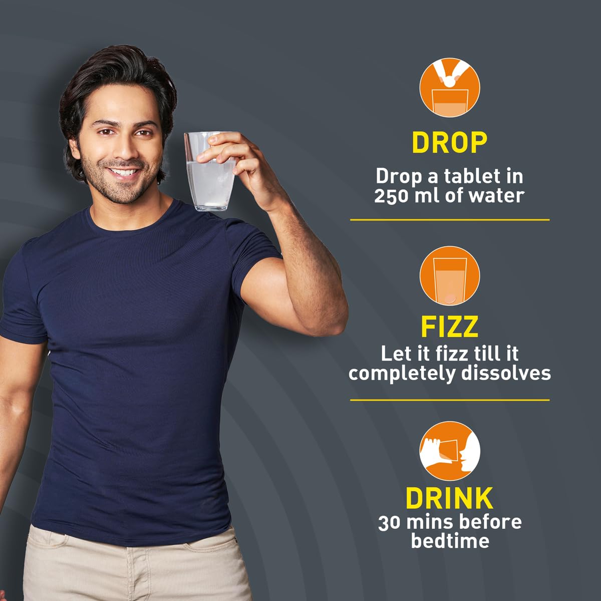 Fast&Up Magnesio - Magnesium and Zinc for Muscle Health and Stress - 20 Effervescent Tablets - Lime and Lemon Flavor