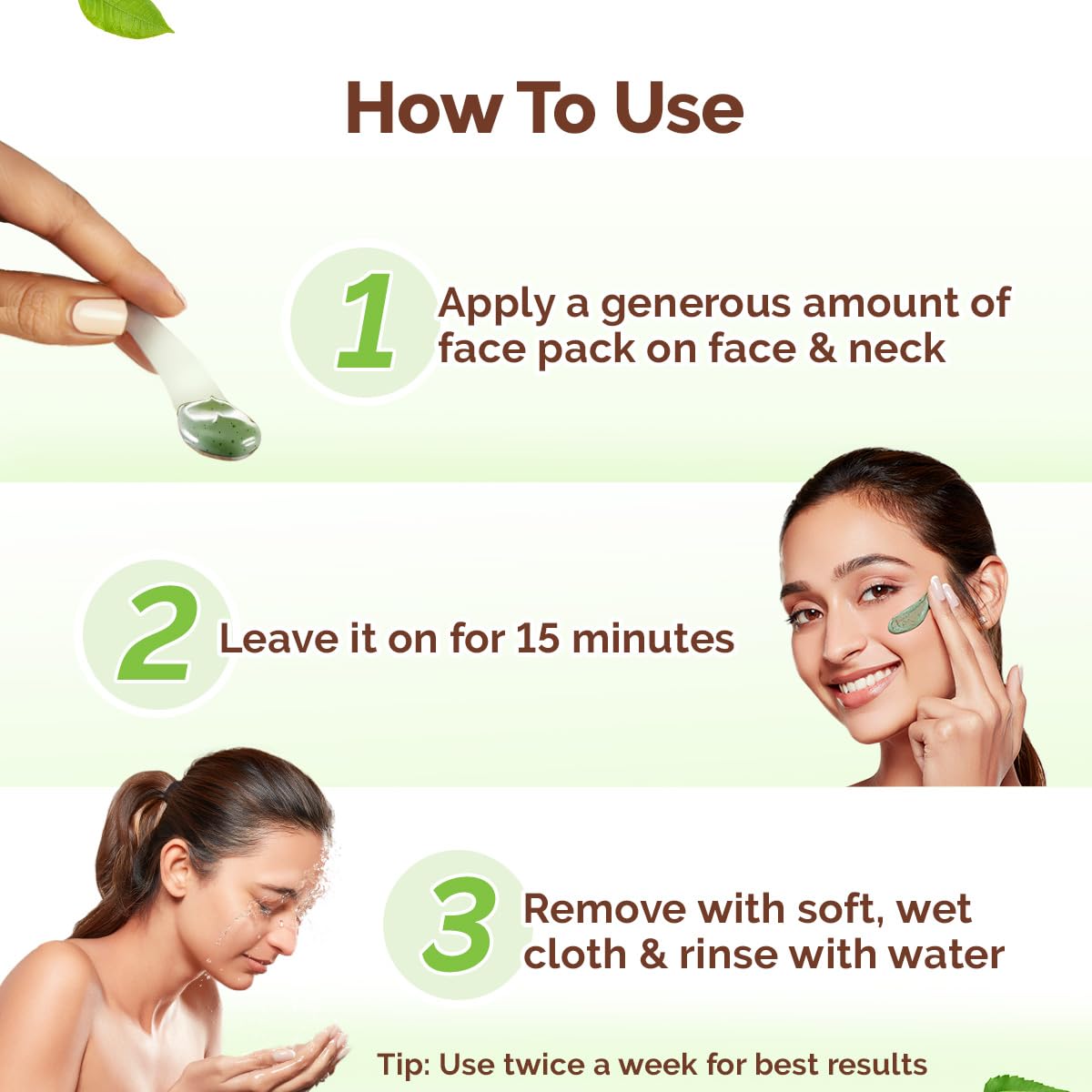 Mamaearth Tea Tree Oil Control Face Pack With Tea Tree & Salicylic Acid For Normal To Oily Skin - 200G,Diy-Like Texture,Controls Sebum Production & Acne,Clay Face Mask,Free From Harmful Chemicals