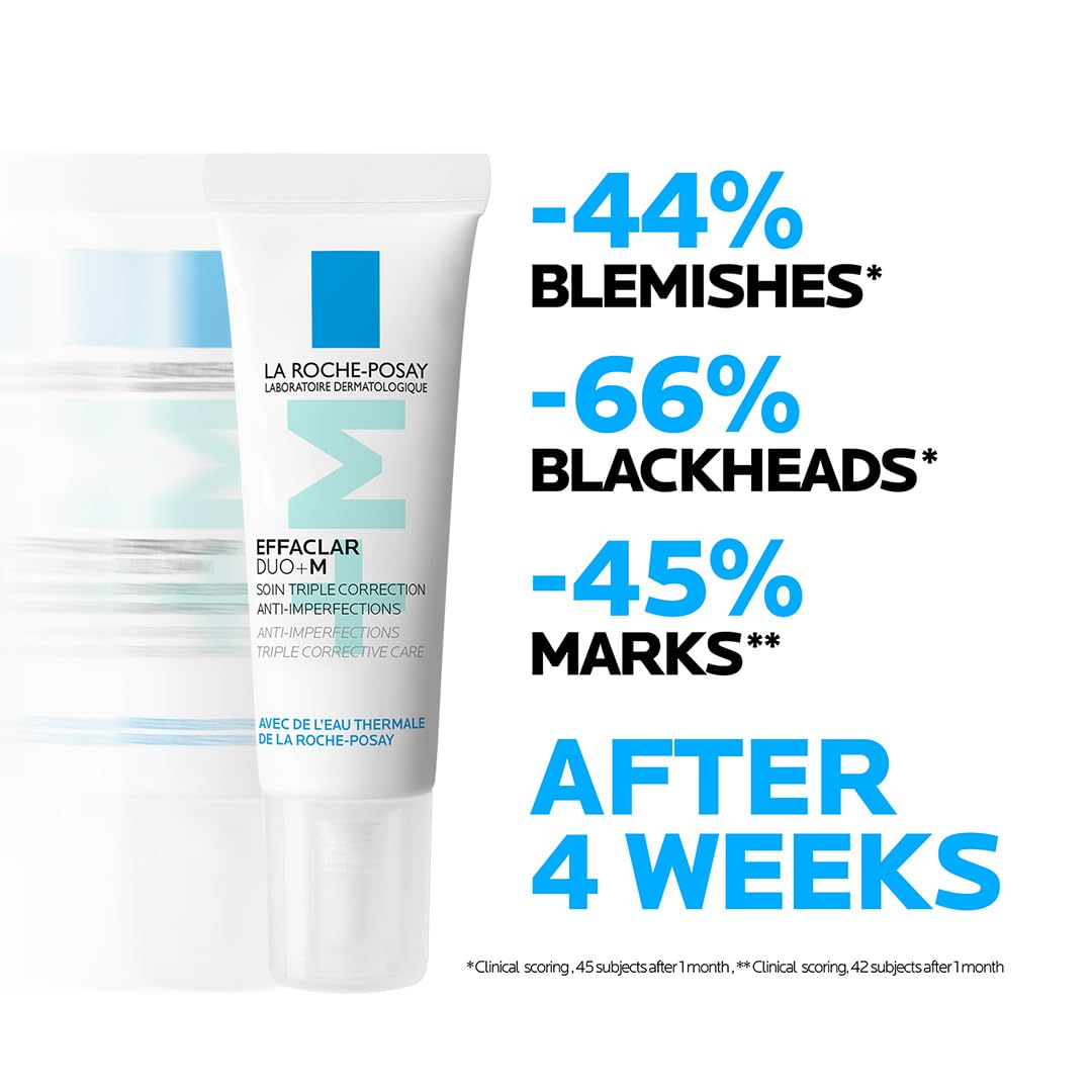 La Roche-Posay skincare product with effectiveness claims on a white background