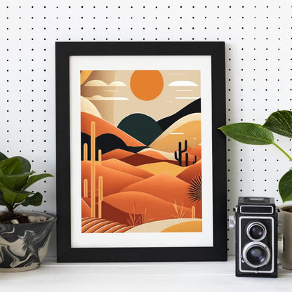 Wall paintings for home decoration - minimal Paintings with frame/Wall art decor framed posters for living room Bedroom Cafe decor (Theme-minimal) single frame