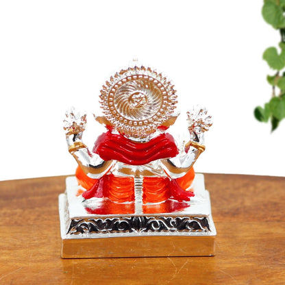 Resin Lord Ganesha Idol – Decorative Murti for Pooja Room, Car Dashboard, Home Decor & Spiritual Gifting