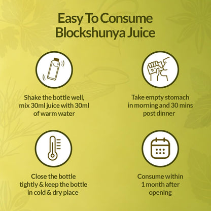 Krishna’s Blockshunya Juice - 1000 ml | Ayurvedic Herbal Support for Healthy Cholesterol Levels | Heart Wellness Formula