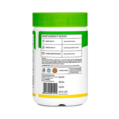 OZiva Plant Based Multivitamins for Men 35+| For Heart & Muscle Health, Stamina & Performance| With Guduchi Extract, Vegan Vitamin D3, 50 Vegetarian Capsules