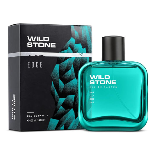 Wild Stone Edge perfume bottle and packaging on a white background