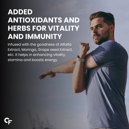 Carbamide Forte Multivitamin Tablet For Men | Multi vitamin Tablet For Men | Best Multivitamin For Mens For Immunity & Energy | Best Multivitamin Tablets For Testoterone Booster | 60 Tablets