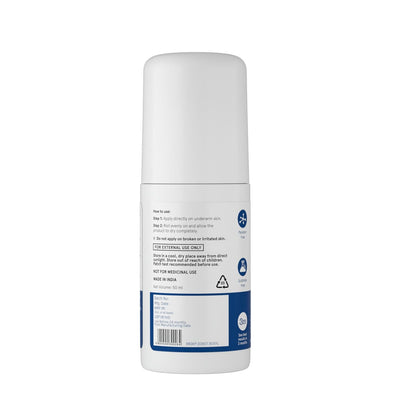 Be Bodywise 6% AHA BHA Underarm Roll On Deodorant, 50ml | 1% Mandelic, 4% Lactic, 1% Salicylic Acid | Prevents Body Odour & Fades Pigmentation for Even Tone Skin | Alcohol & Aluminum Free | Watermelon
