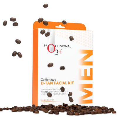 Zephivo O3+ Caffeinated D-Tan Facial Kit for removing dirt toxins oil and sweat single session for All Skin Types 40 GM