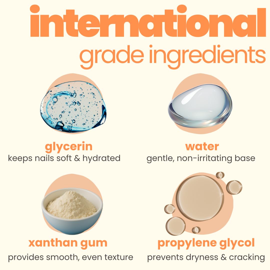 Advertisement for International Grade Ingredients with images of glycerin, water, xanthan gum, and propylene glycol.