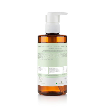 Vanaveda Pitta Body Cleanser for Oily & Sensitive Skin | Cooling Ayurvedic Body Wash with Plant-Based Cleansers | Daily Body Care for Balanced, Fresh Skin | 300ml