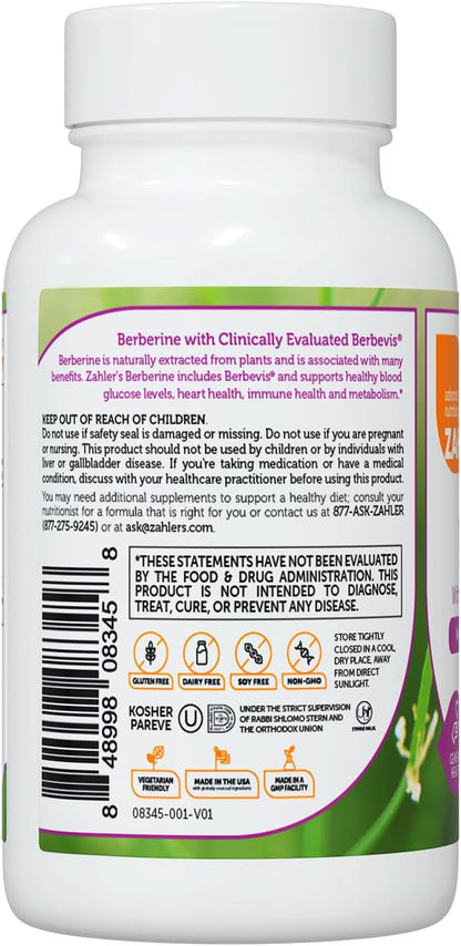 Supplement bottle with label on a white background