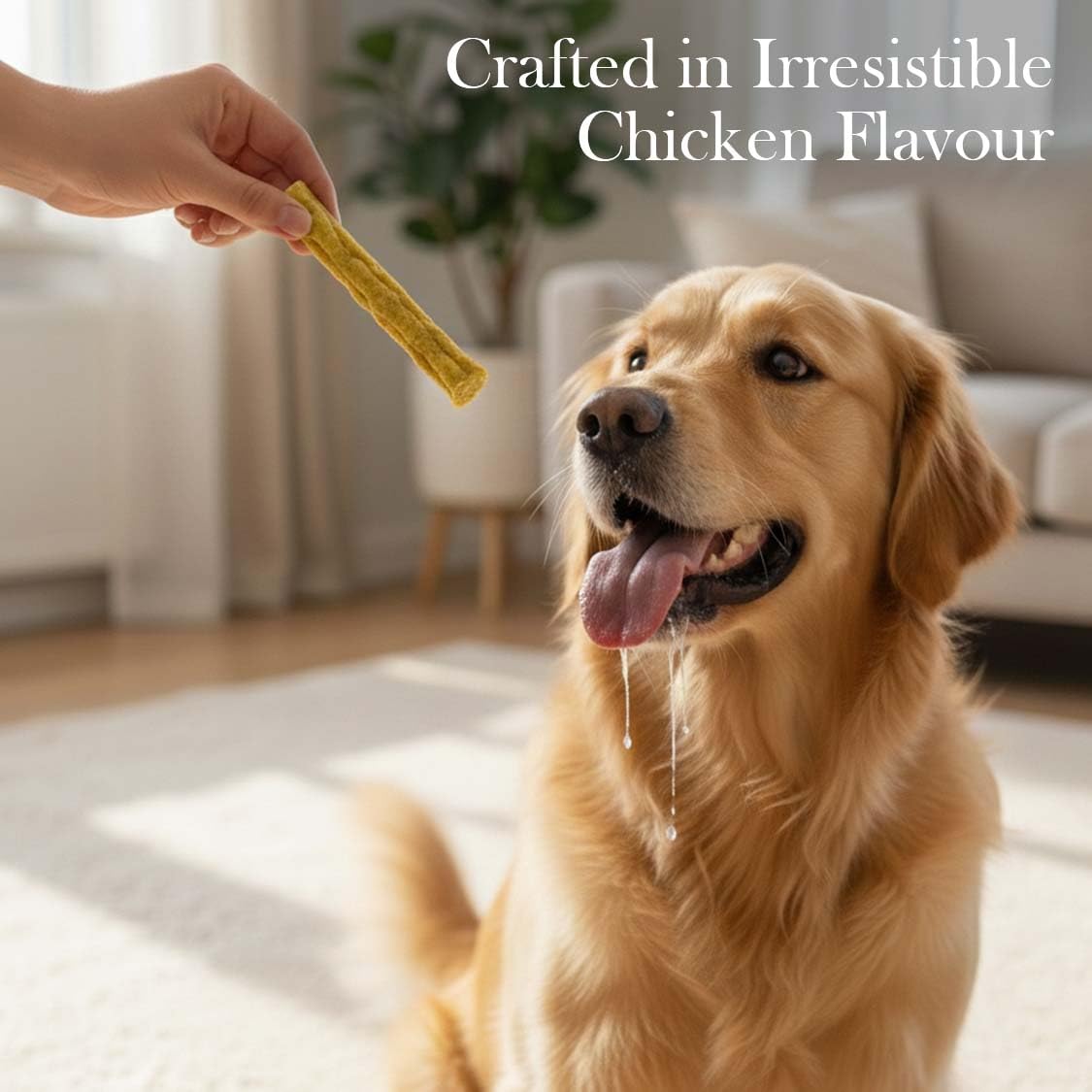 PETS EMPIRE Munchy Stix Dog Treats, Chicken | Mutton Flavour Chew Sticks | Healthy Reward Treats for Dogs | High Protein Daily Chews (1Kg, Chicken, Pack of 1)