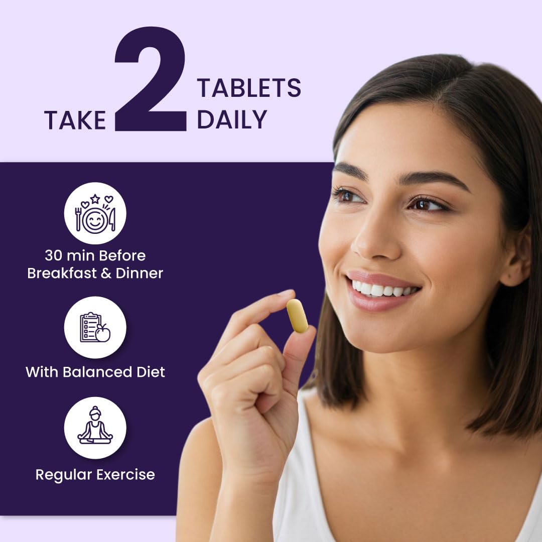 ZEROHARM Narie Thyroid Supplement | With Ashwagandha, Guggul & Kachnar for Women | Supports Energy, Metabolism, Mood, Thyroid Health (TSH, T3, T4 Levels) & Weight Management | 60 Nano Tablets