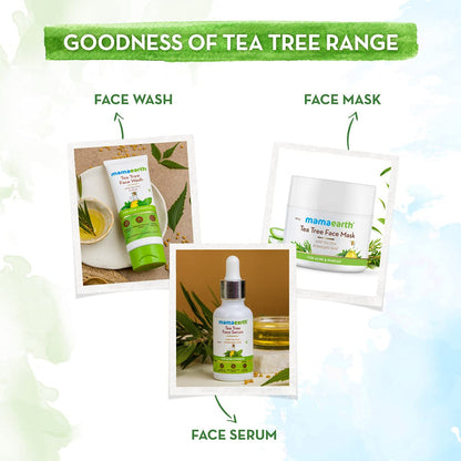 Mamaearth Tea Tree Oil-Free Moisturizer For Face For Oily Skin With Tea Tree & Salicylic Acid For Acne & Pimples 80g