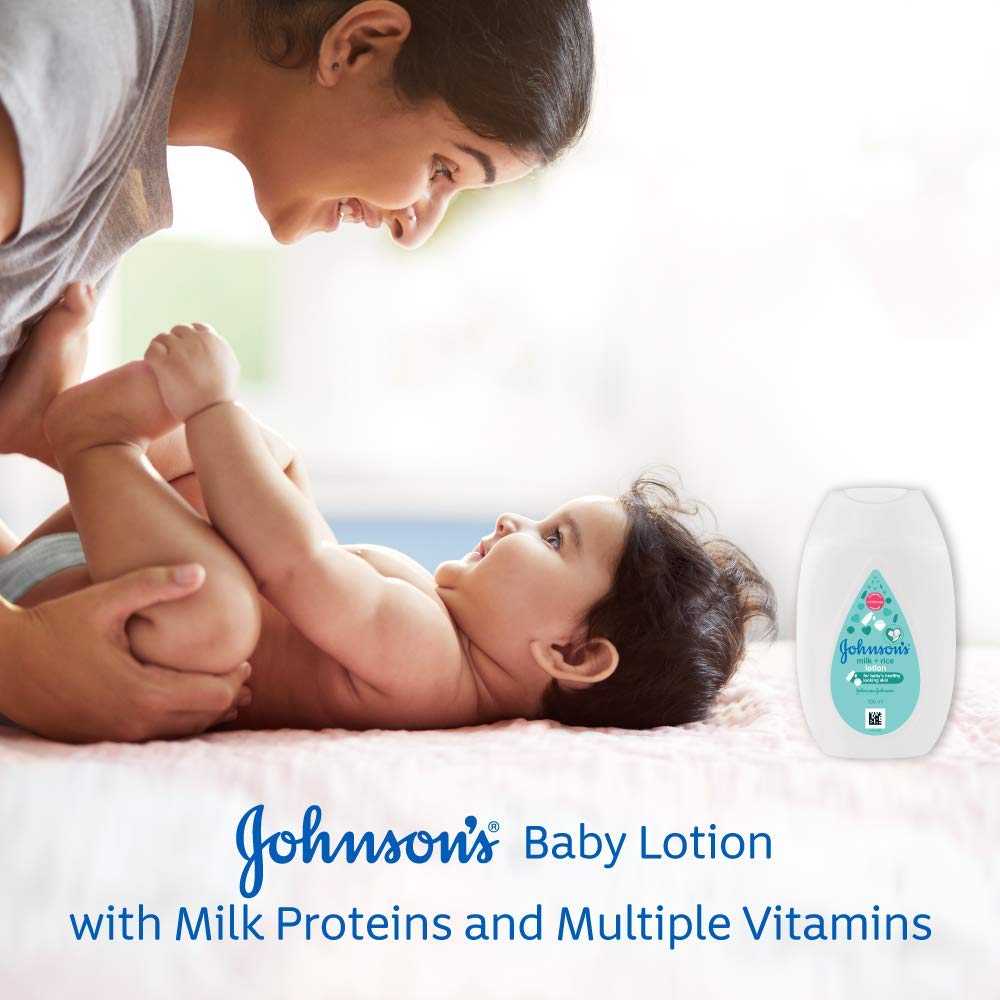 Johnson & Johnson Baby Lotion - Milk 200 Milliliters Bottle