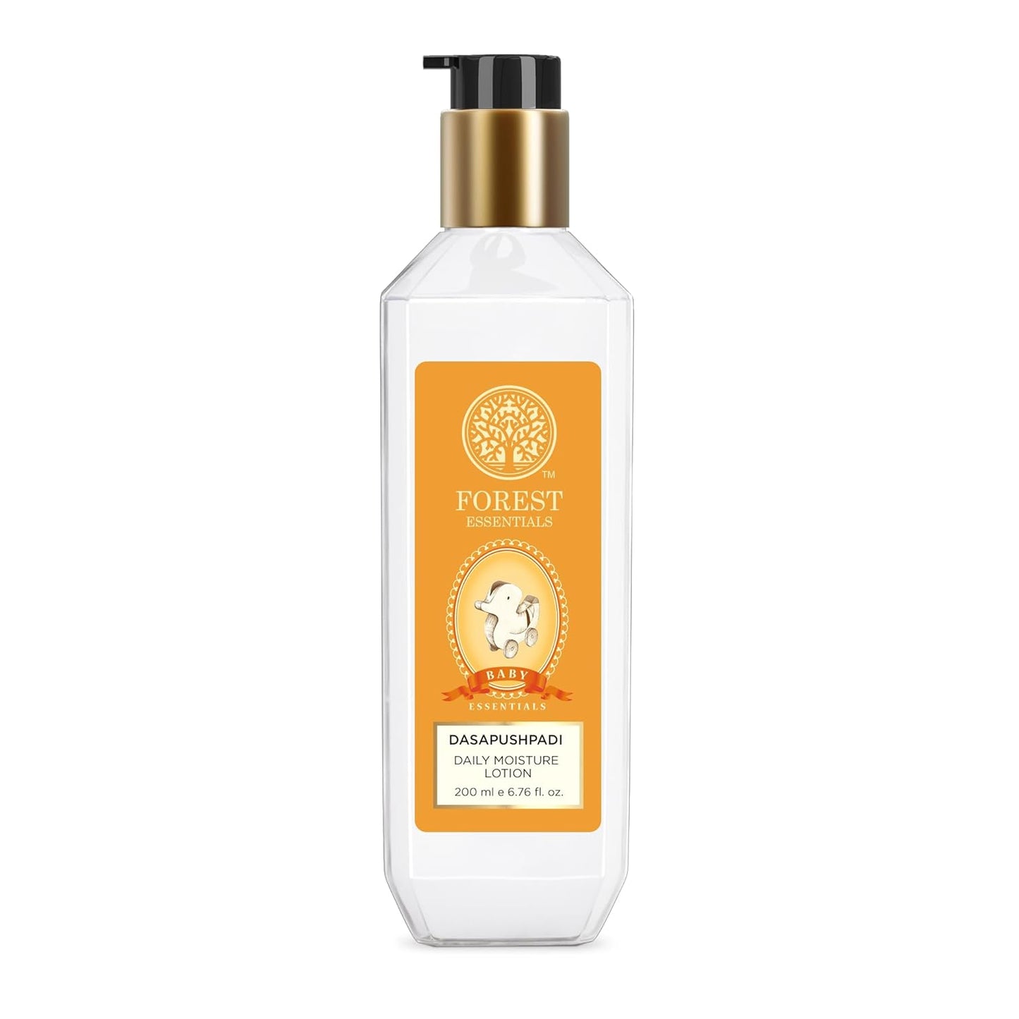 Forest Essentials Dasapushpadi Daily Moisture Lotion Specially for Babies | Traditional Formula | Safe, Natural & Gentle Moisturiser for Baby's Delicate Skin