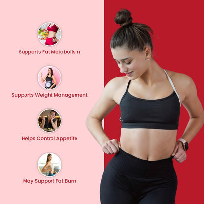 ZEROHARM Fat Burner Tablets | Garcinia Cambogia, Green Coffee, Green Tea, Apple Cider Vinegar | Boosts Metabolism & Controls Cravings | Weight Management Supplements for Men & Women | 60 Veg Tablets