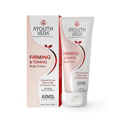 Ayouthveda Firming & Tonning Body Cream | Enriched With Satavari | Strengthnes Skin Tissues | Deeply Nourishes Skin & Keep It Moisturized | Ideal For Daily Use (Pack of 1; 100g)
