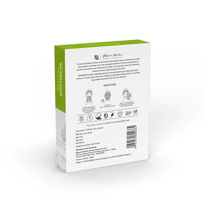 Aroma Magic Spot Free Me Sheet Mask | Controls acne, soothes eruptions, purifies & fades scars with Lavender & tea tree essential oils, neem extracts, vitamin A (retinol) | All Skin | Pack Of 5
