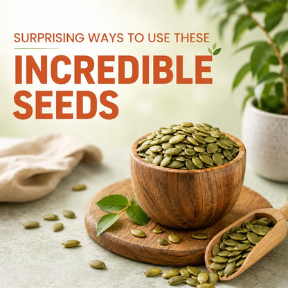 The Free Farm Premium Raw Pumpkin Seeds | 200 G | Source of Zinc | Rich in Magnesium I Hygienically Packed