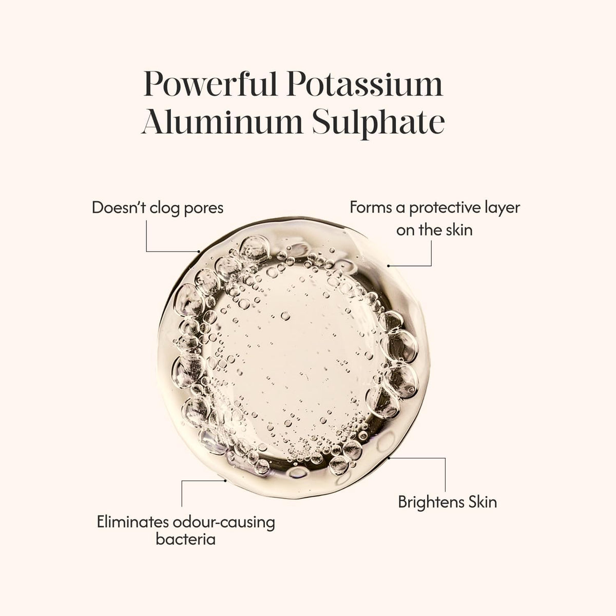 Phitku Crystal Roll On with Charcoal Extract | Natural Alum | Brightens Dark Underarms, Controls Body Odour | Fragrance-Free & Alcohol Free | Men & Women | 100g