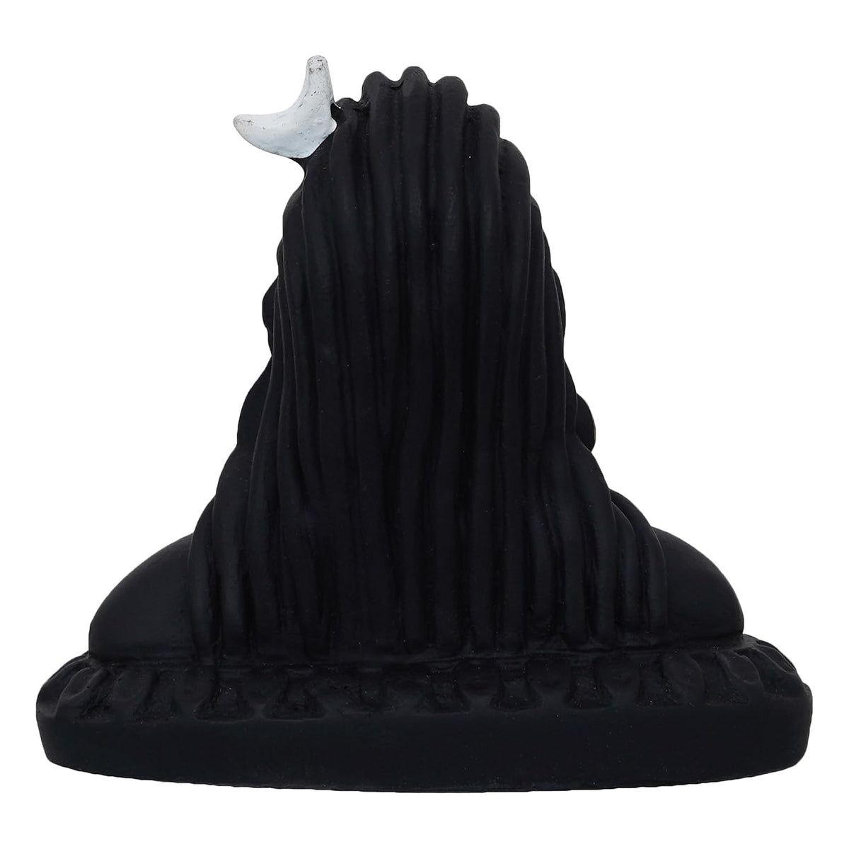 eCraftIndia Black Resin Adiyogi Shiva Statue for Car Dashboard- Lord Shiva Idol for Home- Shiv Murti- Adiyogi Mahadev Statue- Gift for Diwali Maha Shivratri Housewarming Birthday- Diwali Gift Item