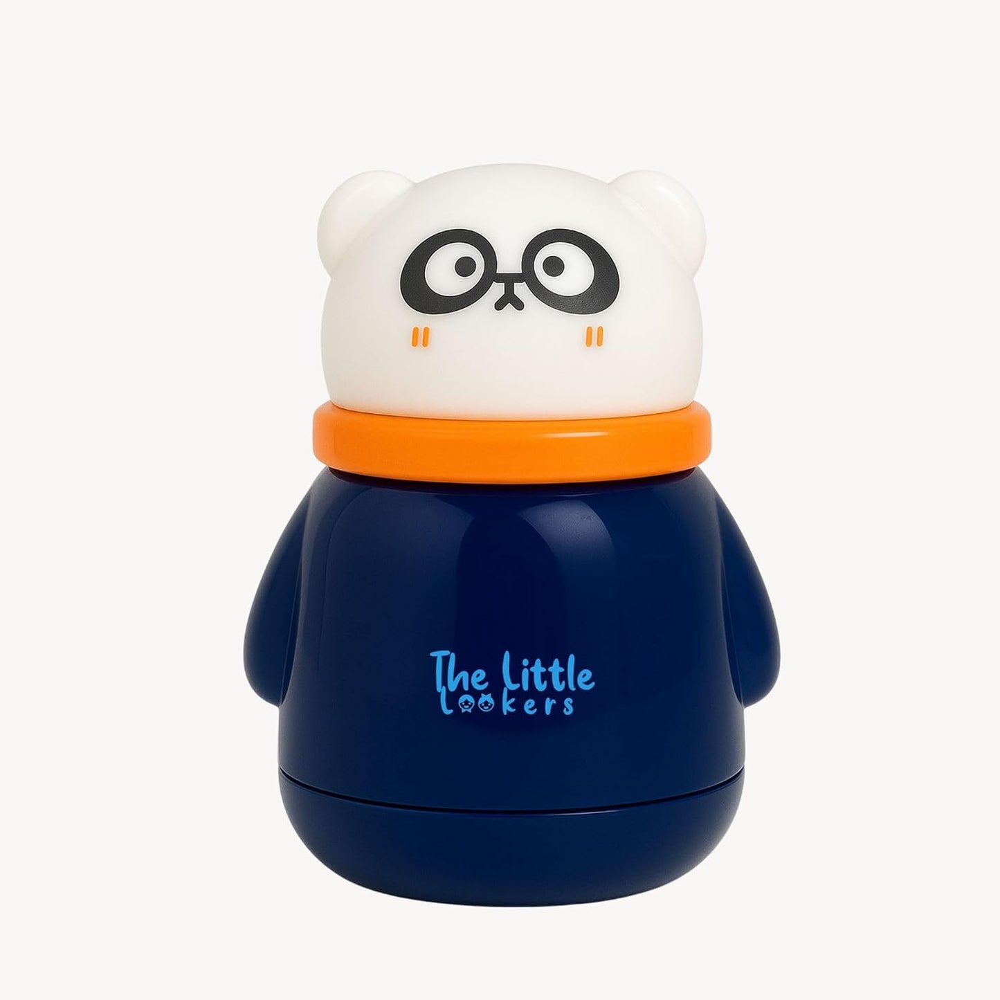 THE LITTLE LOOKERS Portable Baby Skin Care Baby Powder Puff With Box Holder Container For New Born & Kids For Baby Face & Body (Navy Blue)