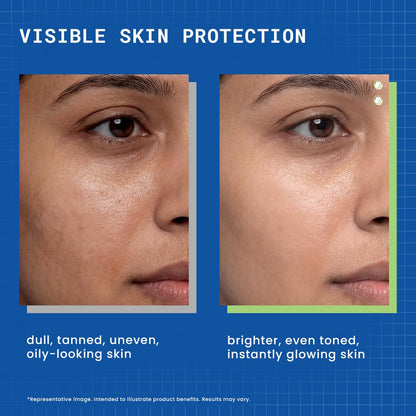 DERMDOC SPF 50 Ultra Violet Brightening Tinted Sunscreen with 4% Niacinamide, 100g | PA +++ | With Purple Tint | Evens Skin Tone | Lightweight | UVA & UVB Protection | Zero White Caste | Strengthens Skin Barrier | Ultra-Light & Non-Greasy