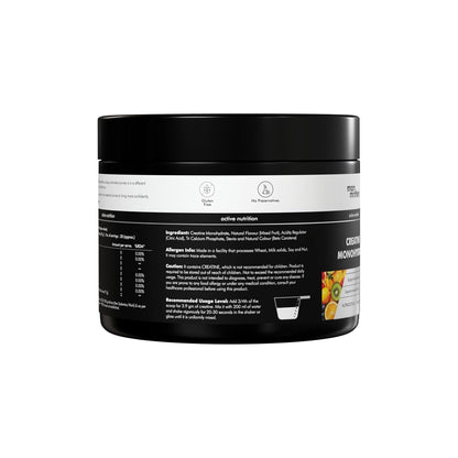 Man Matters Pure Micronised Creatine Monohydrate 150g | Mixed Fruit Flavor | Enhances Strength, Muscle Mass, and Athletic Performance | Rapid Absorption & Muscle Recovery | 100% Pure Creatine