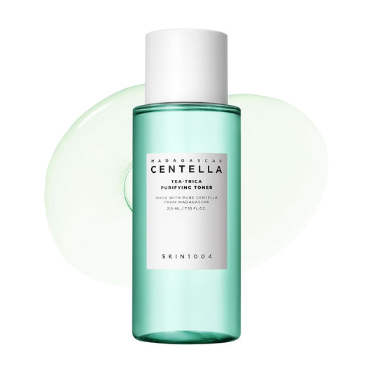 SKIN1004 Tea-Trica Purifying Toner, 210ml – Acne Care & Soothing Hydration Facial Toner with Tea Tree & Centella Asiatica for Oily, Sensitive & Acne-Prone Skin, Korean Skincare Formula