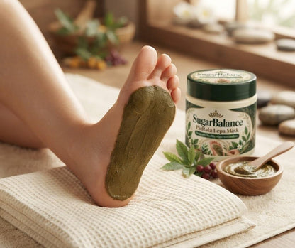 Sugar Balance Padtala Lepa Foot Mask | Herbal Ayurvedic Foot Paste for Traditional Wellness Routine | Supports Healthy Sugar Metabolism | Easy-Apply Foot Care Formula