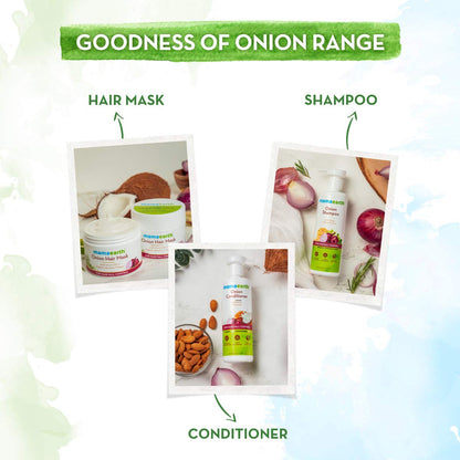 Mamaearth Onion Hair Mask - 200 g | With Onion Oil and Organic Bamboo Vinegar | For Hair Fall Control | Reduces Hair Fall | Repairs Damaged Hair