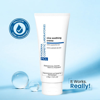 FCL Cica Soothing Creme for Soothing and Calming Sensitive and Irritated Skin 50gm