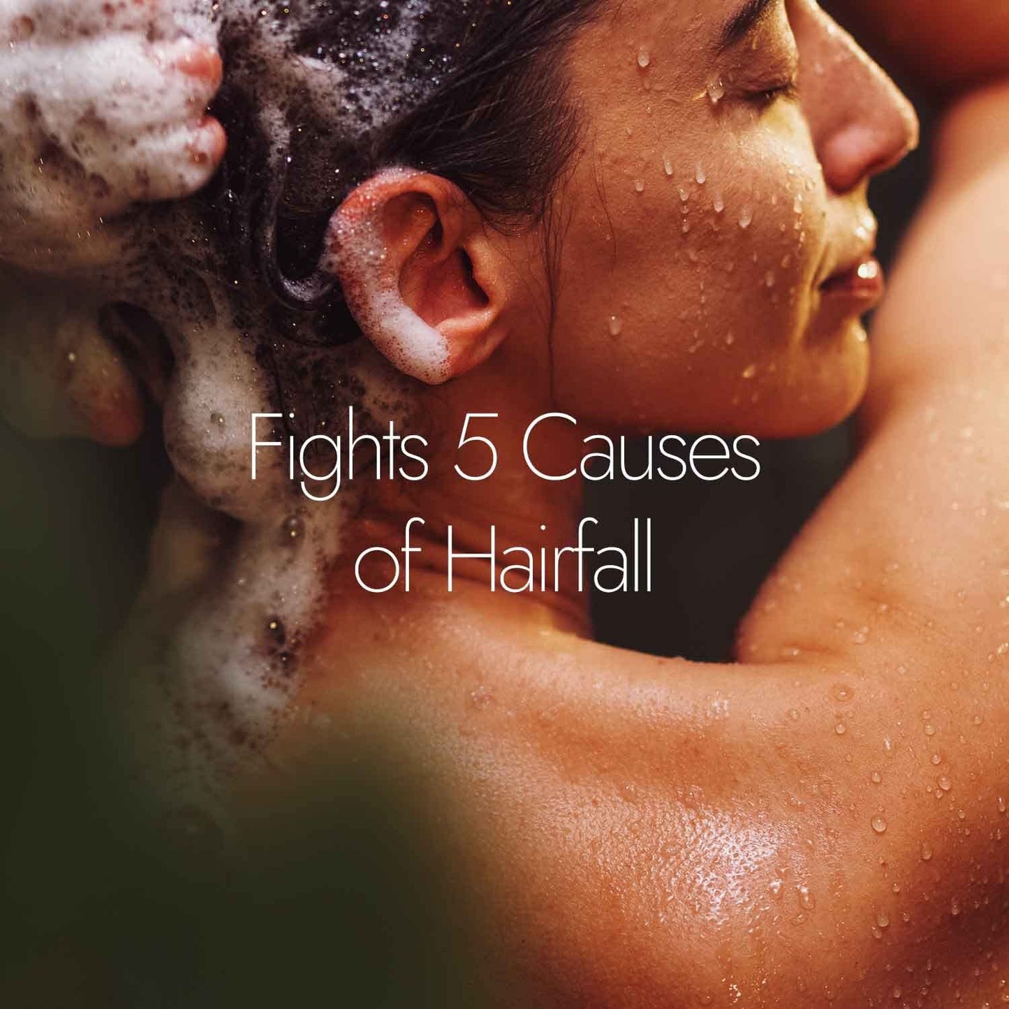 Kapiva Tulsi Anti Hairfall Shampoo | Fights Hard Water Damage & Controls Hair fall | Reduces Hair Breakage
