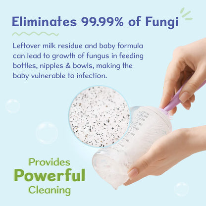 Chicco Liquid Cleanser 200ml I 100% Food Grade & Natural Ingredients I Kills 99.99% germs I Effective cleaning of baby Bottles, Nipples, Accessories and Toys I Baby safe & Dermatologically Tested