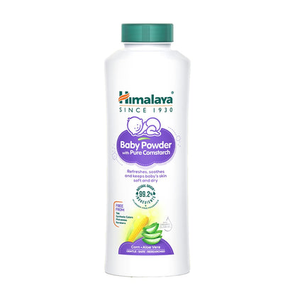 Himalaya Pure Cornstarch Baby Powder 100g | Keeps baby's skin soft and dry | Absorb excess moisture & Reduces Odour