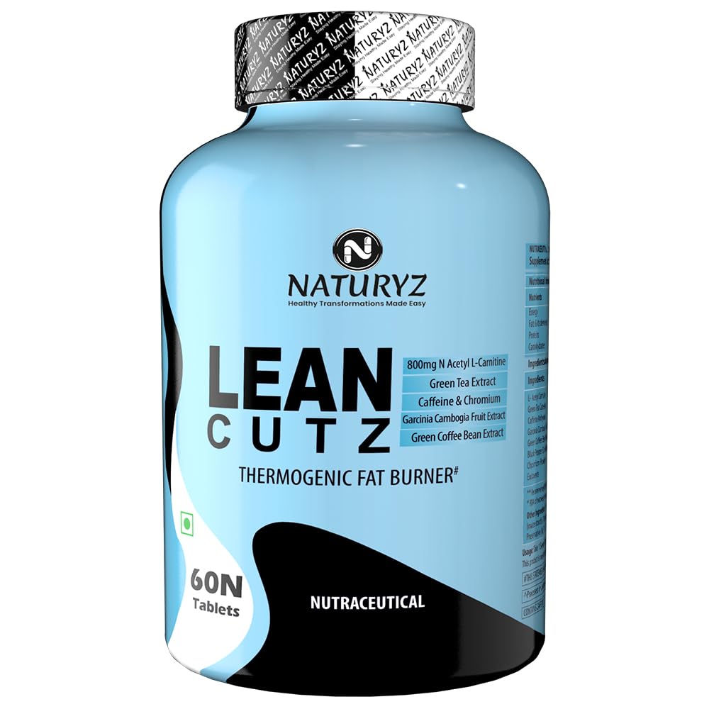 Naturyz Lean Cutz supplement bottle on a white background