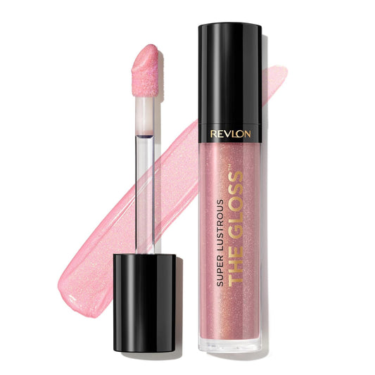 Revlon Super Lustrous The Gloss, Non-Sticky, High Shine Glossy Finish, Lightweight Moisture Enriched With Agave, Moringa Oil Capuacu Butter - Lean In(203), 3.8ml