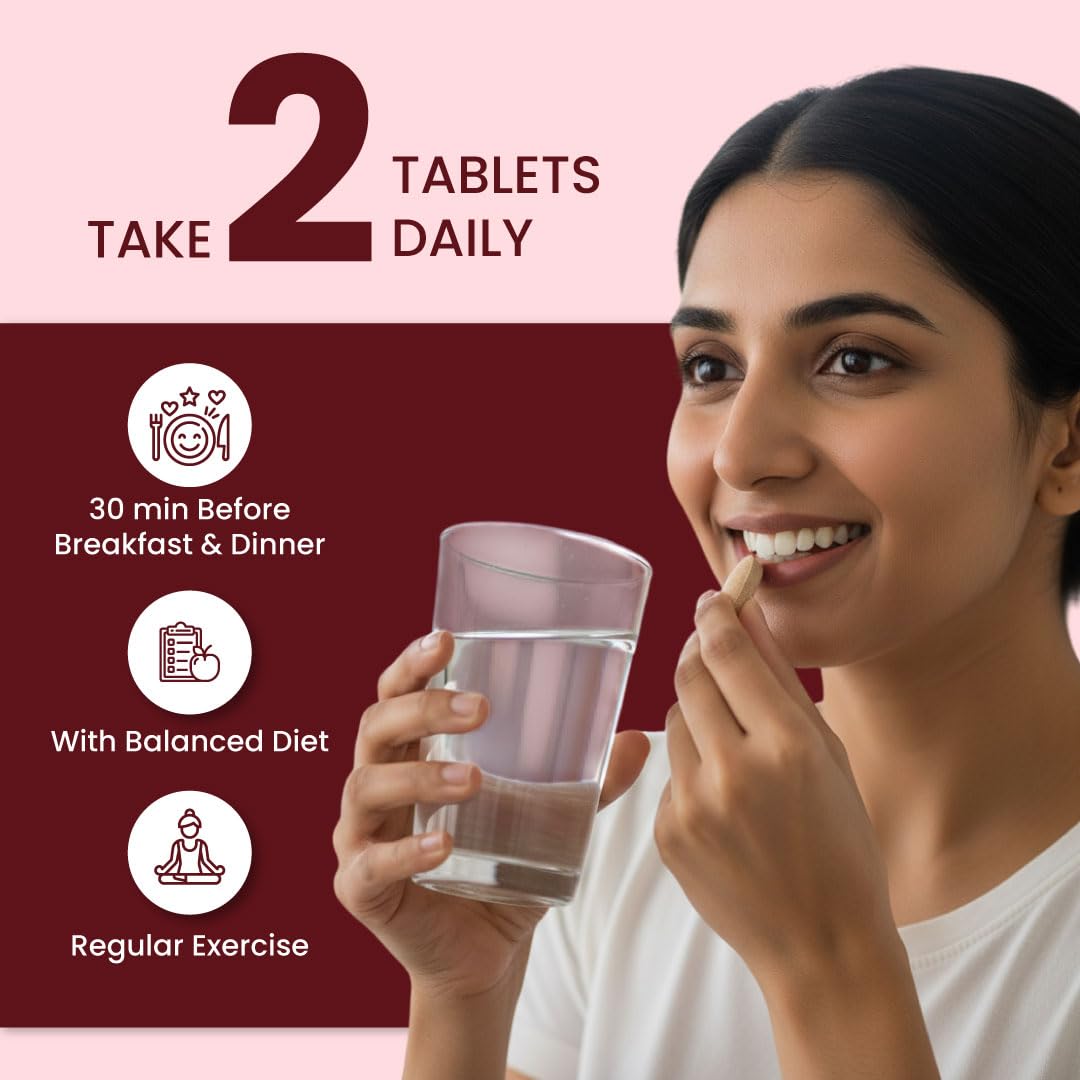 ZEROHARM Narie PCOS/PCOD Supplement for Women | Shatavari, Ashwagandha | Natural Hormone Balance & Mood Support | Helps with Regular Periods, Weight Management, Facial Hair & Acne | 60 Nano Tablets