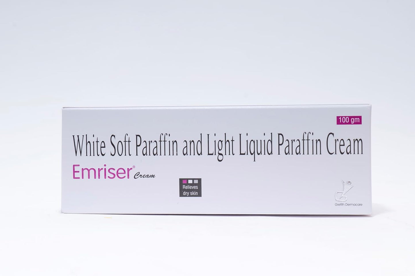 Emriser Cream for Dry & Sensitive Skin – With White Soft Paraffin & Light Liquid Paraffin | Deep Moisturizer | Non-Greasy Size-100g