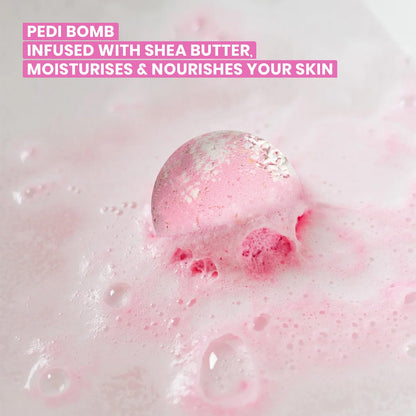 O3+ Pedilogix Scoop Bomb Pedicure with Bath Bomb for Soft & Moisturised Feet | 100g+10ml