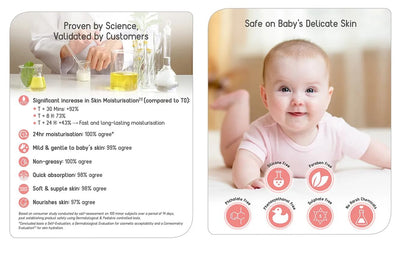 Babyhug Daily Moisturizing Milky Cream for Newborn Babies, Milk Protein Formula, 100 g | Dermatologically Tested, Pediatrician Approved | Silicone, Paraben, Phthalete, Sulphate Free