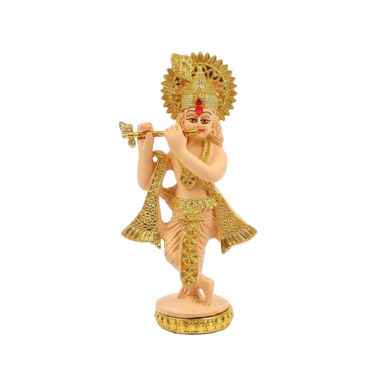 Premium Lord Krishna Idol for Car Dashboard & Home Décor Face Color SIA491