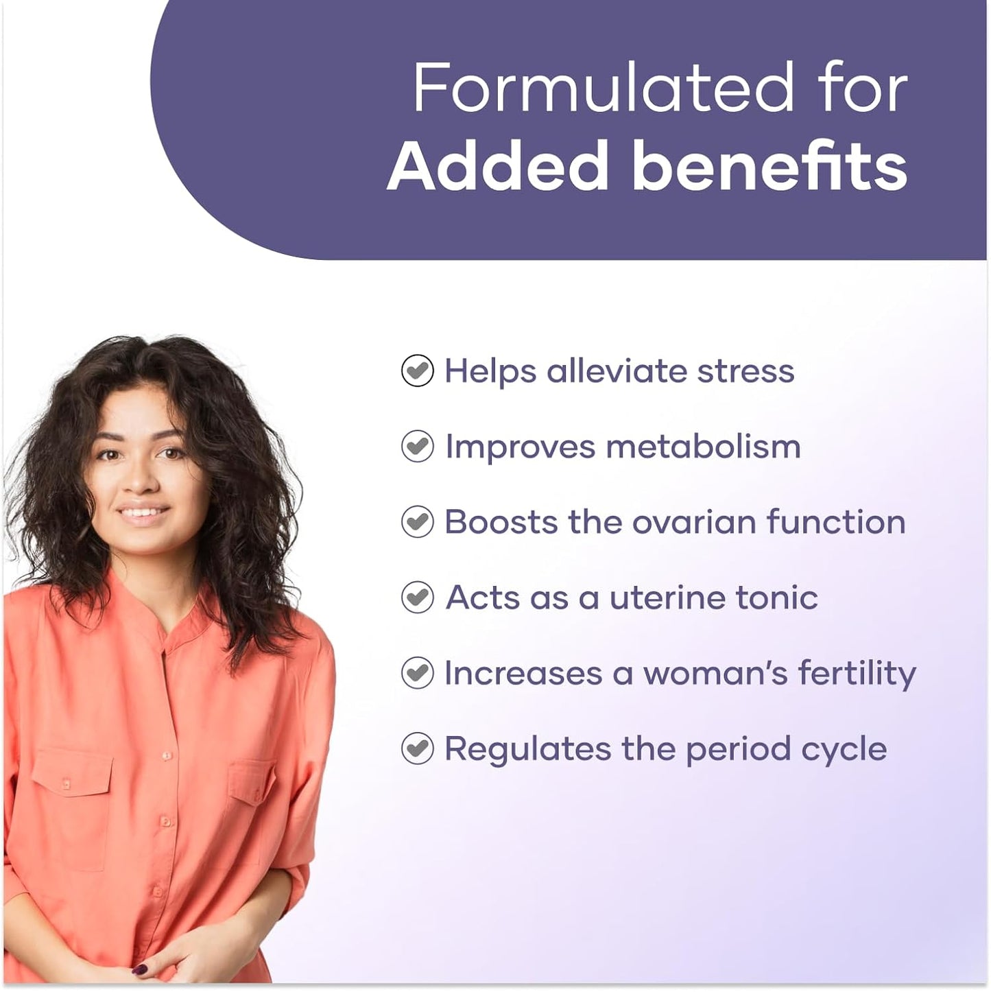 Saturn by GHC PCOS Balance Capsules - Ayurvedic Blend with Shatavari, Gokshura & 20 Herbs | Supports Women with Polycystic Ovary Syndrome