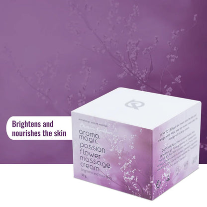 Aroma Magic Passion Flower Massage Cream| with PRO vitamin B5 |Brightens and nourishes the skin |Avocado oil, apple & lime extracts, wild olive butter| All Skin Type ? 200g
