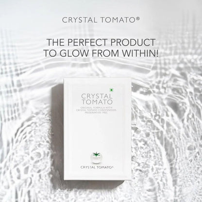 Crystal Tomato Supplement Colourless Carotenoids, L-Cysteine Enriched, Brightens Skin Tone, Reduces Pigmentation